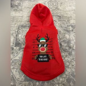 NWOTS Rudolph Small Dog Hoodie Mug Photo Clothes